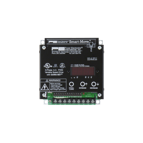 MSM2A23RP: 2.4 Amp 0.5 HP 208-240V Smart Move VFD With Regen Resistors and Brake Contactor