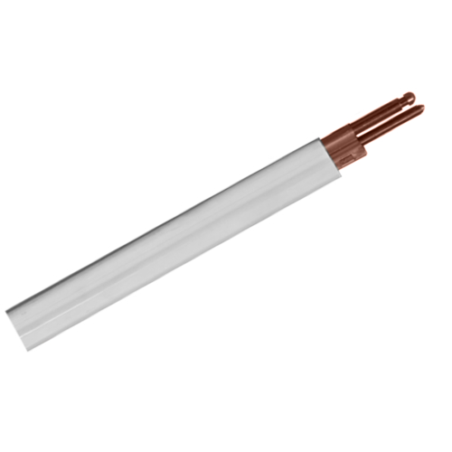 CA300X10W: 300 Amp Outdoor Conductor With Joint Kit And Keeper Clip x 10 feet (White)