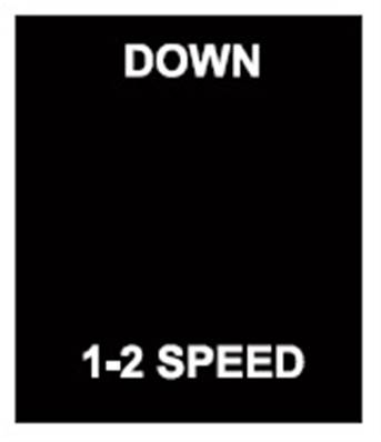 PRTA208IPI: Down 2 Speed No Legend