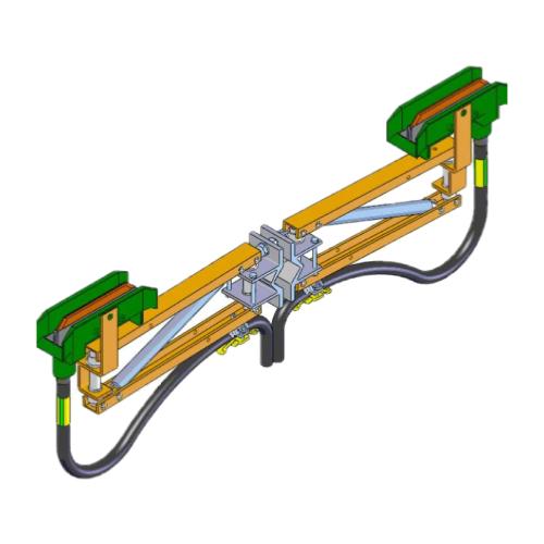 081302-2x01: 500 Amp Vertical Collector For Transfer Points (Phase)