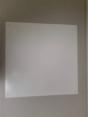 000803-01 Target Plate For Crane Sentry Lite (white) oversize 24”x24”