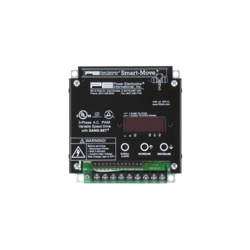 MSM4ARP: 4 Amp 2 HP 480V Smart Move VFD With Regen Resistors and Brake Contactor