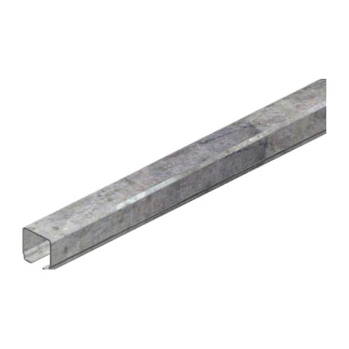 530754: Galvanized Steel Std Duty C-Track 10'