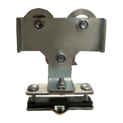 230R039: Steel Trolley With Three Wheels For Round Cables (6mm-8mm Rope)