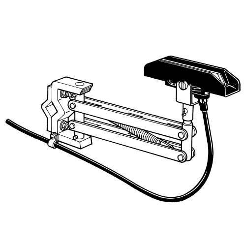 P-100-S5-SCD: 100 Amp - Single Shoe - Self Centering for Curves and Switches