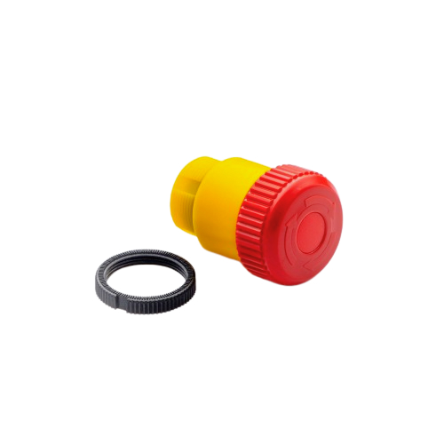 PRSL1009PI: Emergency Stop Mushroom Pushbutton With Gasket And Ring
