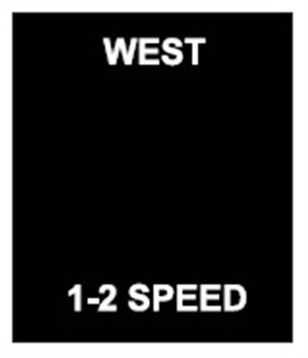 PRTA212IPI: West 2 Speed No Legend