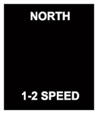 PRTA209IPI: North 2 Speed No Legend