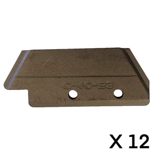 C-40-B3-P: Series C and P Contact Shoe - 3" Long x .25" Wide (Package of 12)