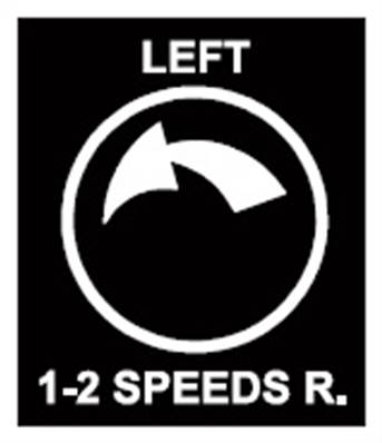 PRTA148IPI: Rotate Left 2 Speed