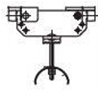 032240-160X100: End Clamp For Flat Cable Trolley