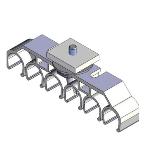 081145-1 X6X20: Hanger Clamp With Square Nut