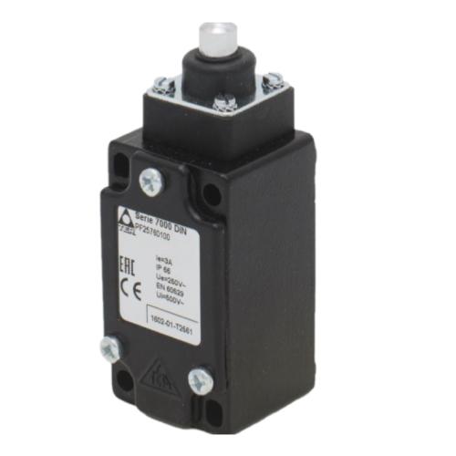 PF25761600: DIN Central Roller Lever Limit Switch With 1NO + 1NC Contact