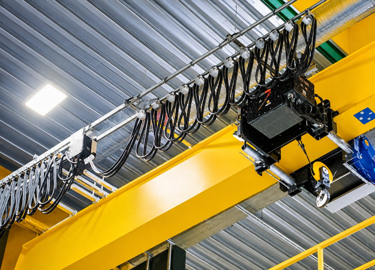 C-Track vs. I-Beam vs. Wire Rope Festoon: Choosing the Right System for Your Crane