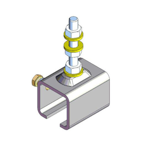 023231: Track Support Bracket With Fasteners (63Kg)
