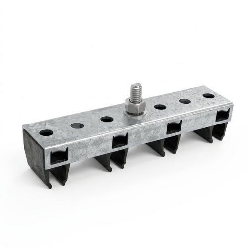 100P4-2: Quad Snap-In Hanger Clamp for 2 Inch Center Collectors