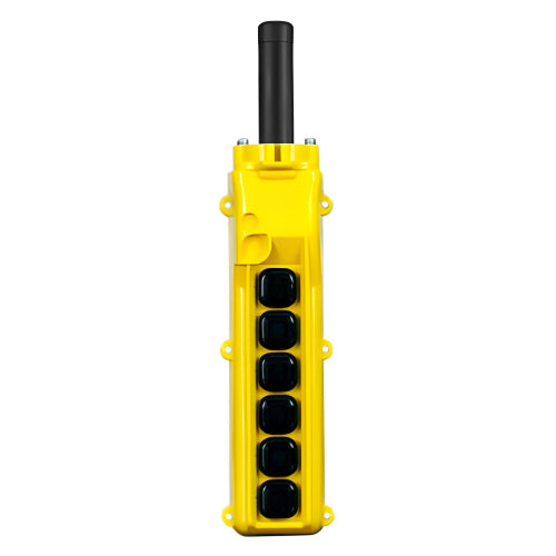 34233: 6-button enclosure with six two speed switches