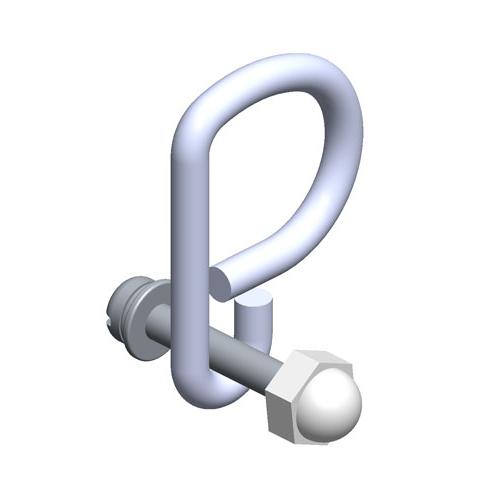 34332: “S” hook for strain relief cable