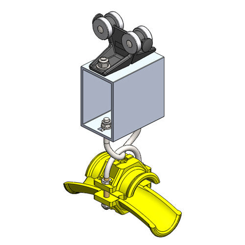 35491: Plastic Intermediate Trolley For 36mm Round Cable