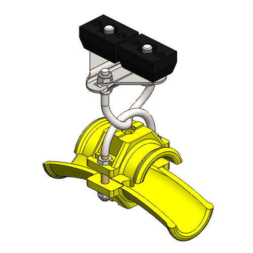 35492: Plated Steel End Clamp For 36mm Round Cable