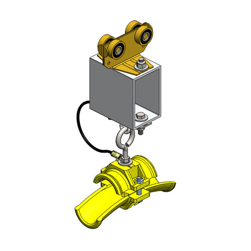 50591C: Spark Resistant Brass Tow Trolley For 36mm Round Cable