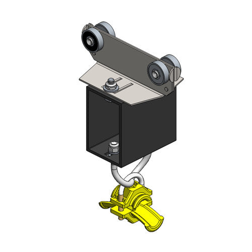 51214C: Stainless Steel Tow Trolley For 36mm Round Cable