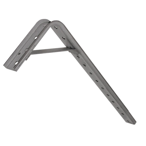 B-100-BR13B: Steel Angle Bracket with Gusset Support - 7.5" x 20.25" from Web