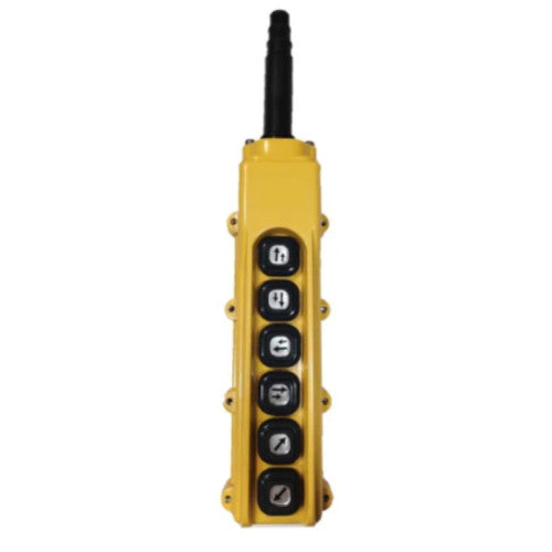 B-83-2: 6 Button Pendant Station. 2 x 1 Speed Contact Elements / 4 x 2 Speed Contact Elements