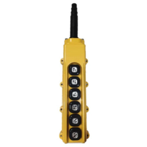 B-83-3: 6 Button Pendant Station. 6 x 2 Speed Contact Elements