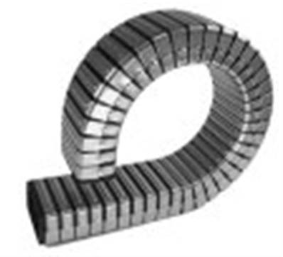 CF120-200: 200mm Bend Radius Conduflex Carrier. Cavity:70mm h x 100mm w (Discontinued)