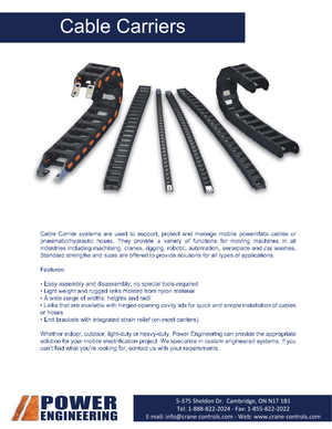 Cable Carrier System Brochure