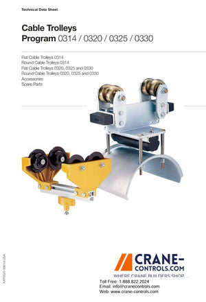Cable Trolleys Program 0314 / 0320 / 0325 / 0330