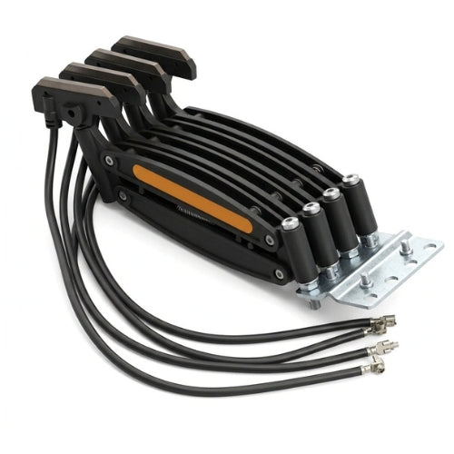 H403-60A: 60 Amp 4 Pole Tandem Collector Fits Tight Wire Conductor Bar