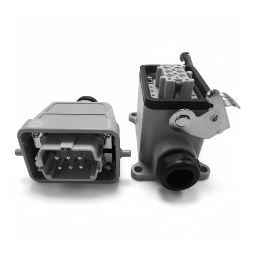 KM06MFU1B2: Complete 6 Pole + Ground Multi Pole Connector