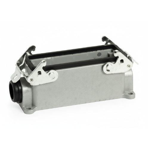 KM24B2: PG21 Side Entry Surface Mount Base For KM24 Insert With One Lever