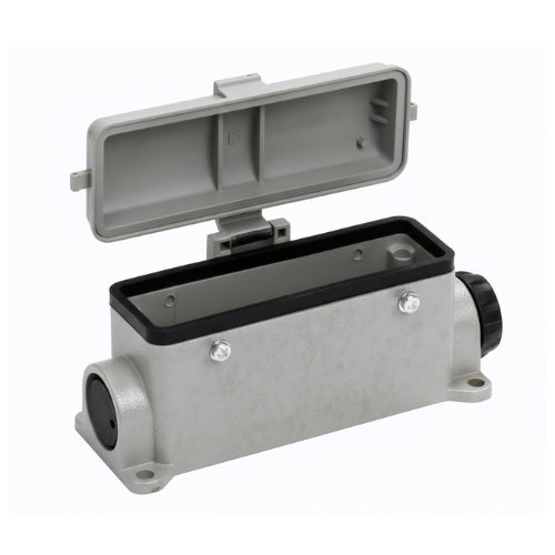 KM24B8C: PG21 Right Side Entry Surface Mount Base For KM24 Insert With 4 Pegs And Protecive Cover