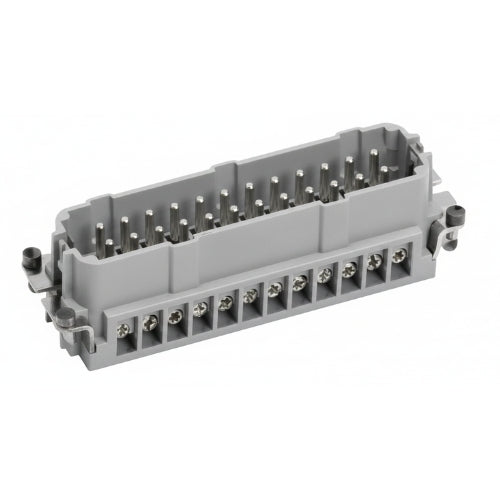 KM24M: 24 Pole + Ground Male Insert 400V 16A