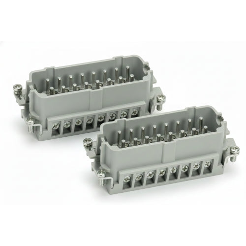 KM32M: 32 Pole + Ground Male Insert 400V 16A