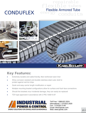 KabelSchlepp Conduflex Cable Carrier