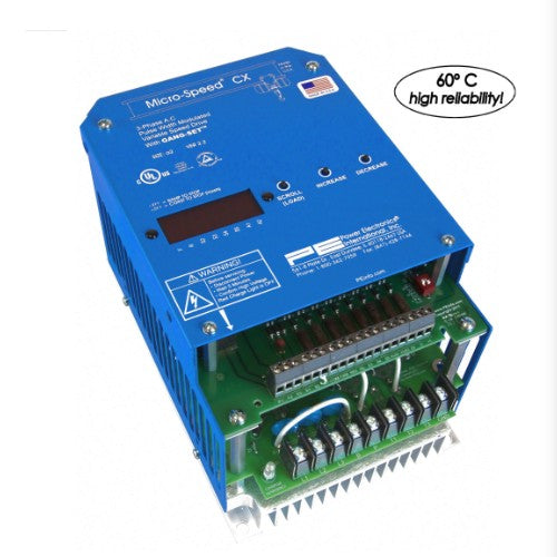M338CXR: 5.6 Amp 3HP 380V - 415V VFD With Internal Regeneration Resistors