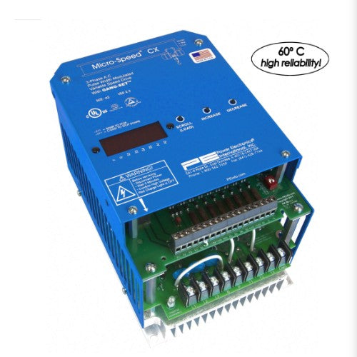 M538CXR: 9 Amp 5HP 380V - 415V VFD With Internal Regeneration Resistors