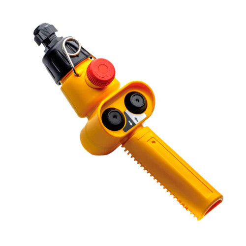 PF3903J045: Single Speed Charlie Pendant 2NC Under E-Stop Separate Single Contacts and Spiral Glands