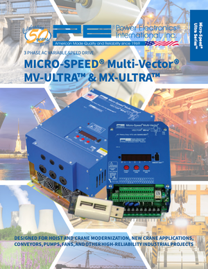 Power Electronics Micro-Speed MV-Ultra MX-Ultra VFD
