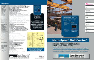 Power Electronics MicroSpeed Multi-Vector Variable Frequency Drive
