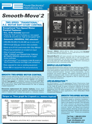 Power Electronics Smooth-Move 2 Two-Speed Soft-Start