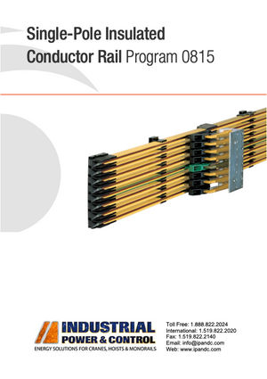 Wampfler 0815 SingleFlexLine Compact Conductor Rail